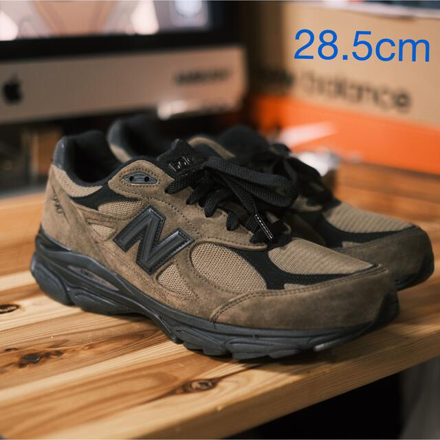 JJJJound New Balance M990V3 Slate Black 入荷 stockshoes.co