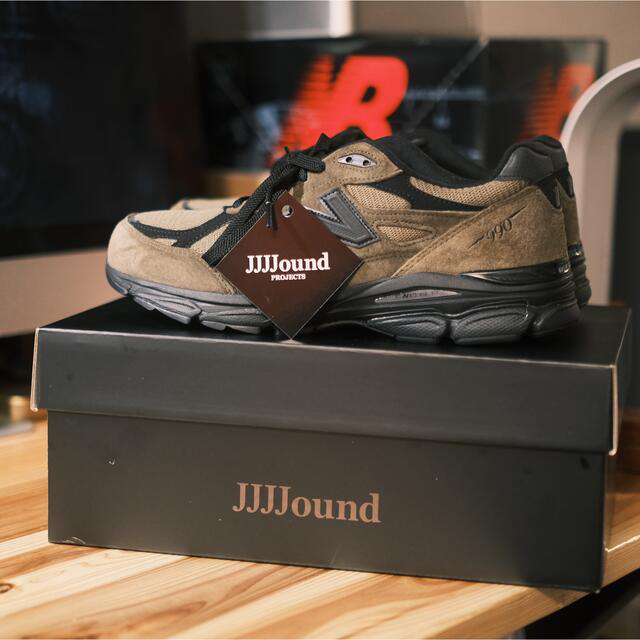 JJJJound New Balance M990V3 Slate Blackスニーカー