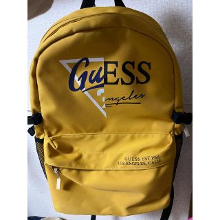 ゲス(GUESS)のGUESS イエローリュック(バッグパック/リュック)