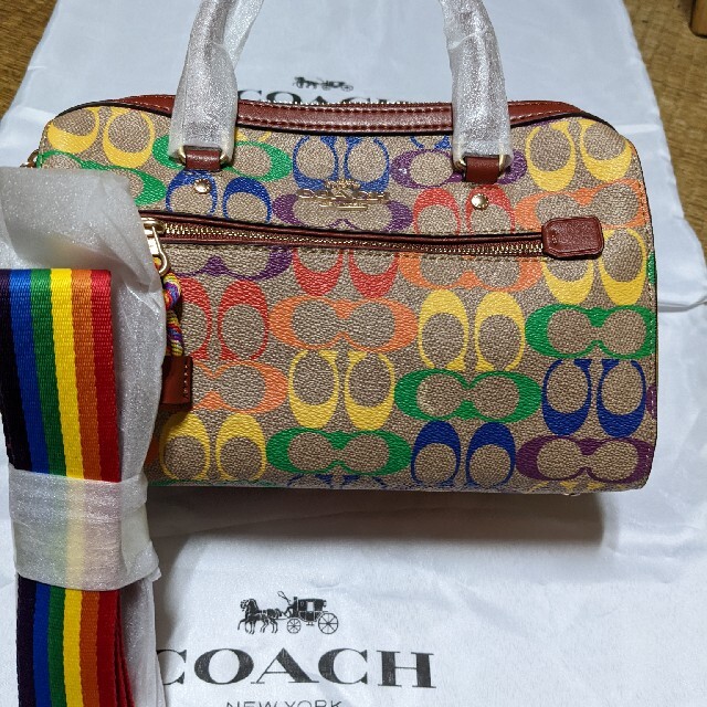 COACH  ミニバッグ　カラフルシグネチャー