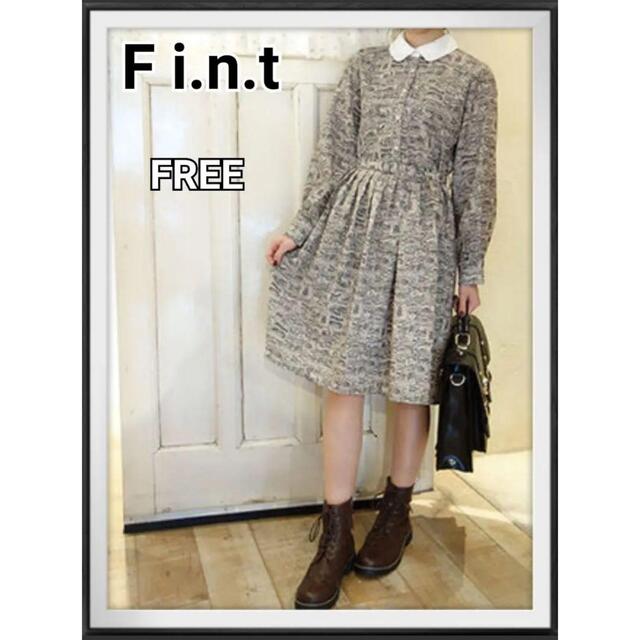 F i.n.t(フィント)のＦｉｎｔ ワンピース レディースのワンピース(ひざ丈ワンピース)の商品写真