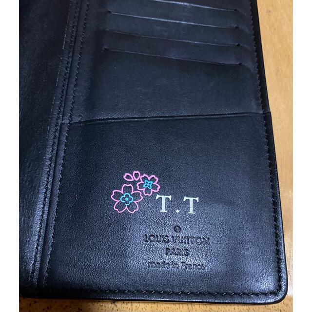 LOUIS VUITTON(ルイヴィトン)のルイヴィトン ダミエ 長財布　　ブラック　桜イニシャル メンズのファッション小物(長財布)の商品写真
