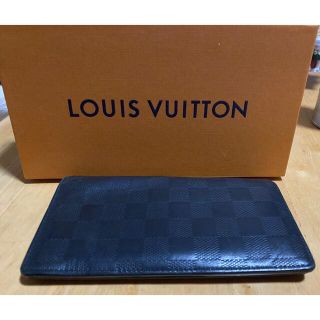 ルイヴィトン(LOUIS VUITTON)のルイヴィトン ダミエ 長財布　　ブラック　桜イニシャル(長財布)