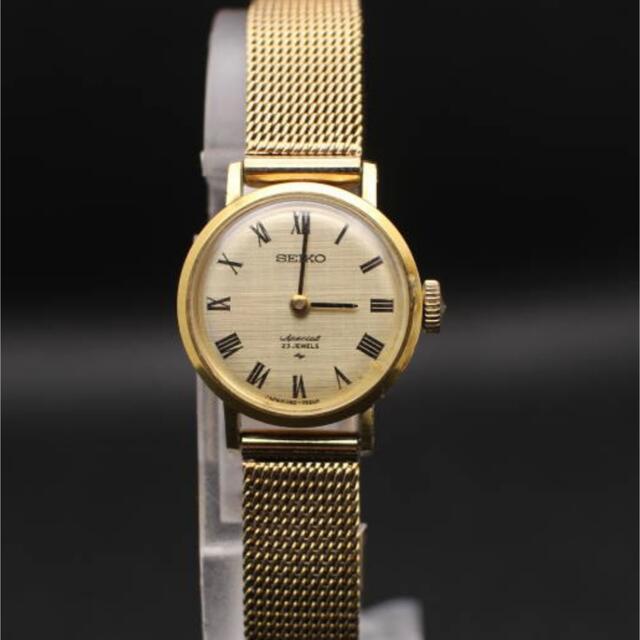 SEIKO(セイコー)のT452 ★美品SEIKO セイコー　1140-0090 23石　手巻き　腕時計 レディースのファッション小物(腕時計)の商品写真