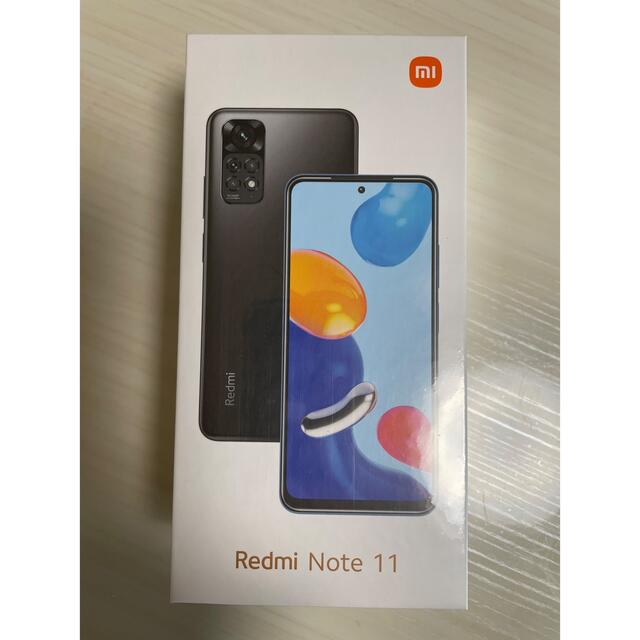 新品・未開封】Xiaomi Redmi Note 11 色)グラファイトグレー 格安新品