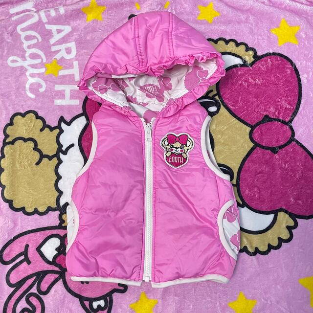 EARTHMAGIC(アースマジック)の込み込み♡ シルエット ベスト♡ キッズ/ベビー/マタニティのキッズ服女の子用(90cm~)(ジャケット/上着)の商品写真