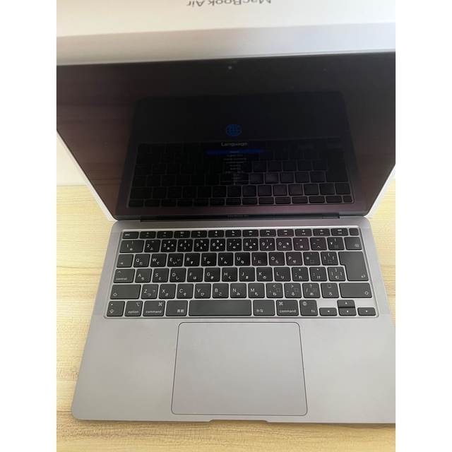 Apple(アップル)のMacBook air /M1/256G/スペースグレイAppleCare加入 スマホ/家電/カメラのPC/タブレット(ノートPC)の商品写真