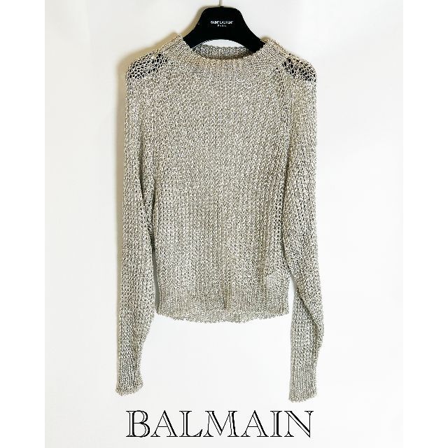 BALMAIN - バルマン サマー ニット シースルー 34