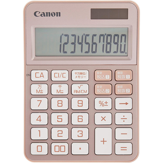 キヤノン(Canon)の【新品】CANONカラフル電卓 ミニ卓上 KS-125WUC-PK(オフィス用品一般)