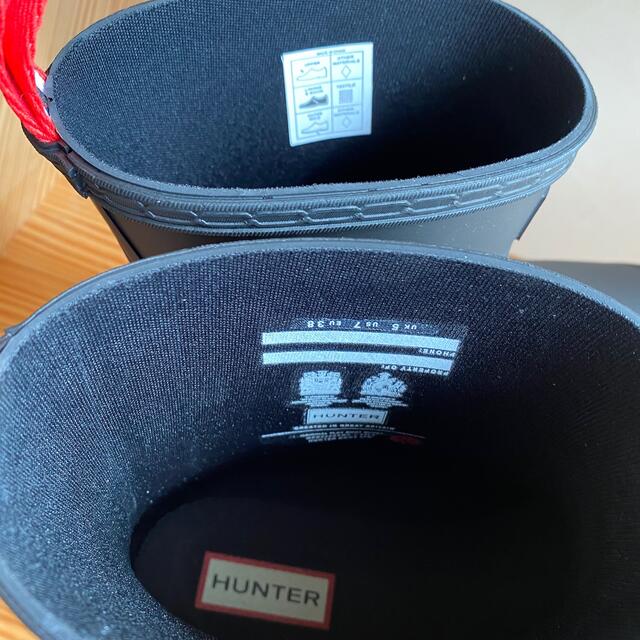 HUNTER(ハンター)の24cm ハンター　オリジナル　プレイ　レインブーツ 雨靴　ショートブーツ レディースの靴/シューズ(レインブーツ/長靴)の商品写真