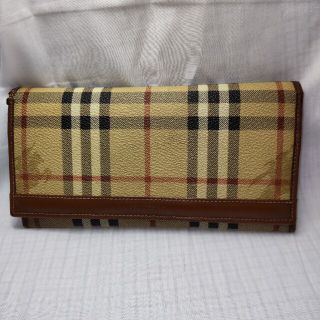 バーバリー(BURBERRY) 財布(レディース)(ブルー・ネイビー/青色系)の