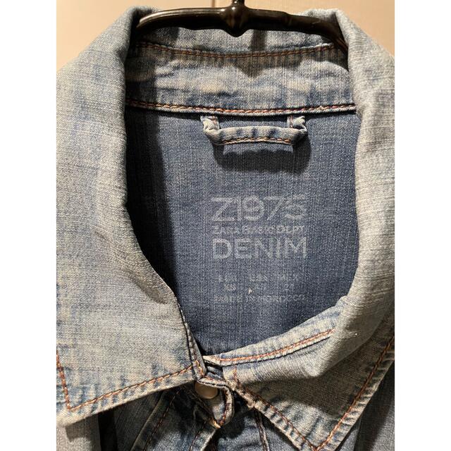ZARA(ザラ)のZARAデニムシャツ　XS レディースのトップス(シャツ/ブラウス(長袖/七分))の商品写真