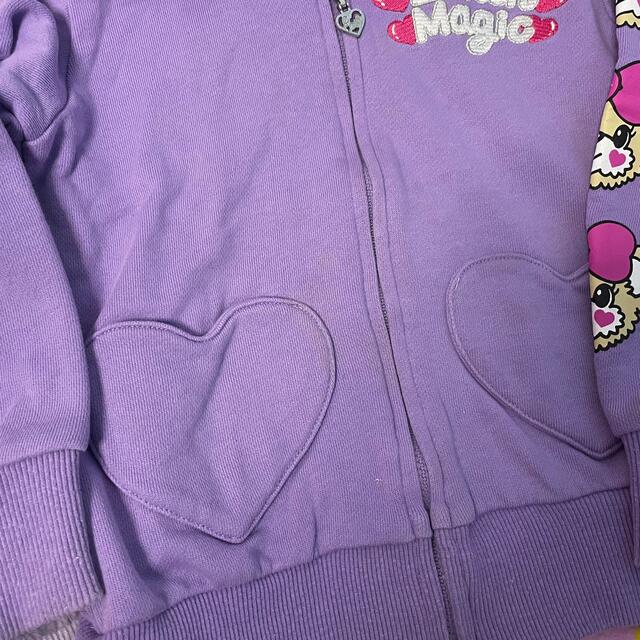 EARTHMAGIC(アースマジック)のパープルコーデセット♡ キッズ/ベビー/マタニティのキッズ服女の子用(90cm~)(ジャケット/上着)の商品写真