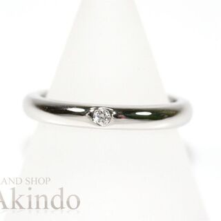 ティファニー(Tiffany & Co.)のティファニー ペレッティ バンドリング 1Pダイヤモンド Pt950 #6.5 TIFFANY＆Co. プラチナ ウェディング 結婚指輪(リング(指輪))