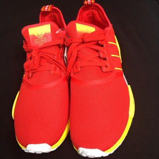 アディダス(adidas)のadidas アディダス スニーカー　レッド　北京　28センチ　nmd r1(スニーカー)