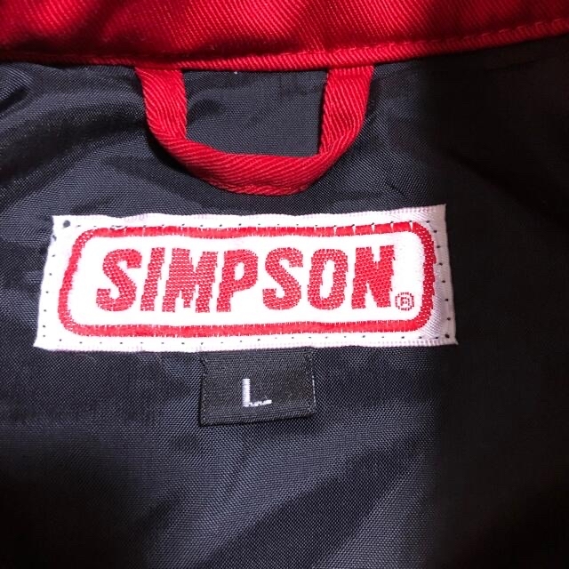 SIMPSON(シンプソン)のシンプソン　ライダース　ジャケット　冬用　レッド　SIMPSON メンズのジャケット/アウター(ライダースジャケット)の商品写真