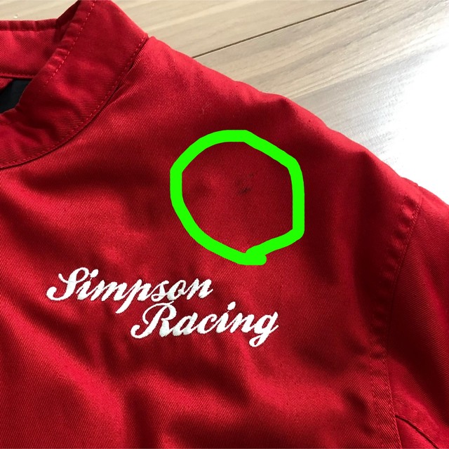 SIMPSON(シンプソン)のシンプソン　ライダース　ジャケット　冬用　レッド　SIMPSON メンズのジャケット/アウター(ライダースジャケット)の商品写真