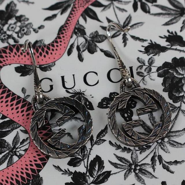 Gucci - グッチ ピアス ダブルG シルバー GUCCI 極美品 p770 【中古