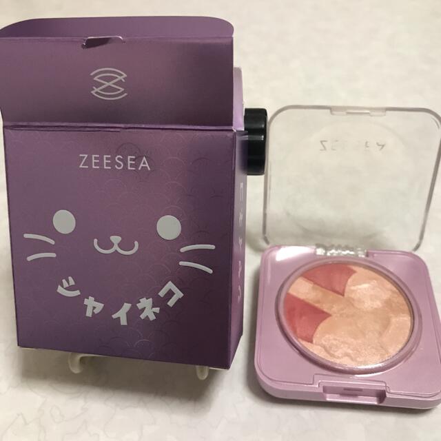 ZEESEA(ズーシー)のZEESEA キャットハイライティングブラッシュ02 チーク&ハイライター コスメ/美容のベースメイク/化粧品(チーク)の商品写真