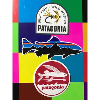 パタゴニア(patagonia)の★補強あり発送★新品未使用　パタゴニア　タックルボックス用ステッカー　3枚セット(その他)