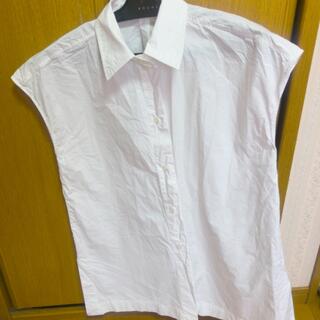 エイチアンドエム(H&M)のH&M ホワイトシャツ(シャツ/ブラウス(半袖/袖なし))