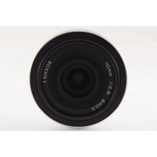 Nikon(ニコン)の★美品★ Nikon ニコン 1 NIKKOR 10mm F2.8 ホワイト スマホ/家電/カメラのカメラ(レンズ(単焦点))の商品写真