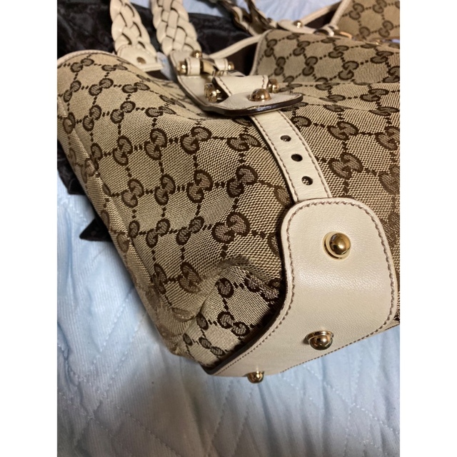Gucci(グッチ)のグッチ GUCCI GG柄 ハンドバック 肩掛け レディースのバッグ(ハンドバッグ)の商品写真