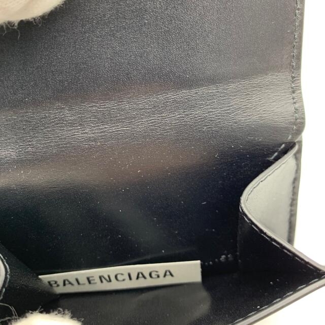 Balenciaga - バレンシアガ 3つ折り財布 ブラック 529098 0ST2N 1070の