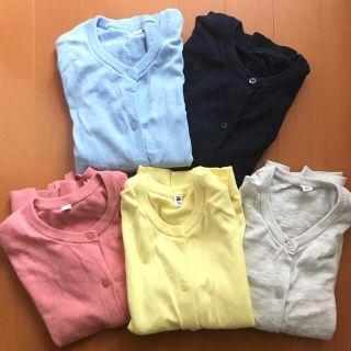 ユニクロ(UNIQLO)のキッズ140♡ユニクロ♡カーディガン♡5枚セット♡バラ売り可能(カーディガン)