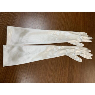 白　グローブ　手袋　結婚　(手袋)