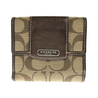 コーチ(COACH)のコーチ COACH 二つ折り財布  シグネチャー  レディース(財布)