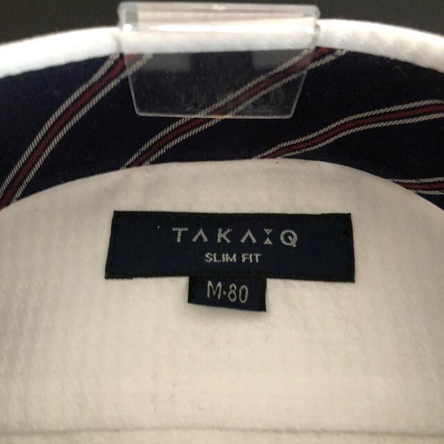 TAKA-Q(タカキュー)の新品　紳士長袖ワイシャツ　M メンズのスーツ(その他)の商品写真