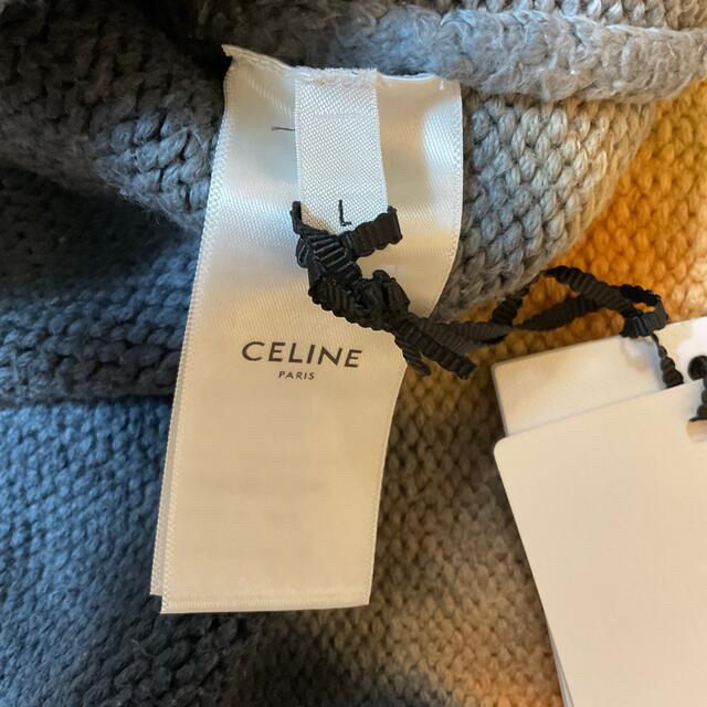 celine(セリーヌ)のTaka13様専用　クルーネックセーター ブルー タイダイニット メンズのトップス(ニット/セーター)の商品写真