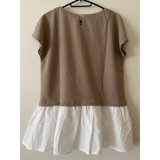 【新品】しまむら💗HK ペプラムレイヤードプルオーバー トップス