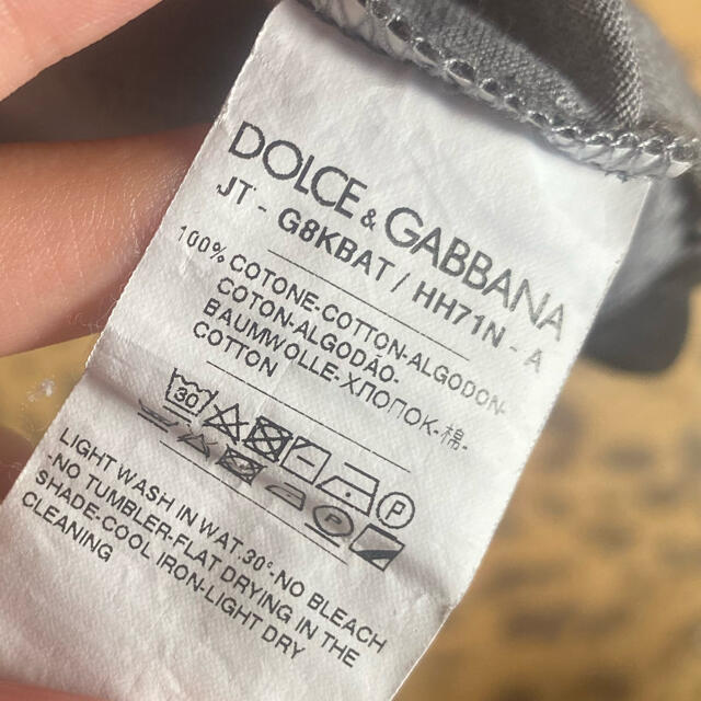 DOLCE&GABBANA(ドルチェアンドガッバーナ)のドルチェ&ガッバーナ　ドルガバクルーネックTシャツ メンズのトップス(Tシャツ/カットソー(半袖/袖なし))の商品写真