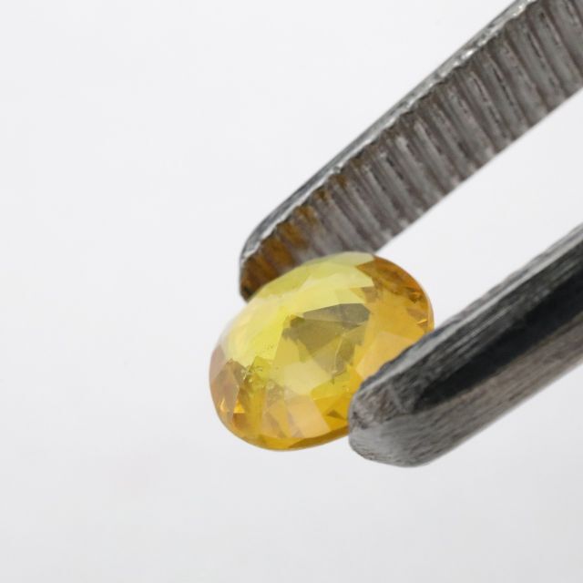 KR-281 天然イエローサファイア 0.926ct ルース 宝石ソーティング付