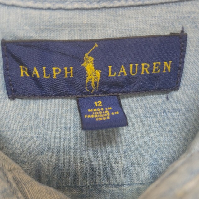 Ralph Lauren(ラルフローレン)のラルフローレン　キッズYシャツ　150cm キッズ/ベビー/マタニティのキッズ服男の子用(90cm~)(Tシャツ/カットソー)の商品写真