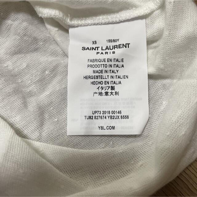 新品未使用 SAINT LAURENT PARIS Tシャツ グレー