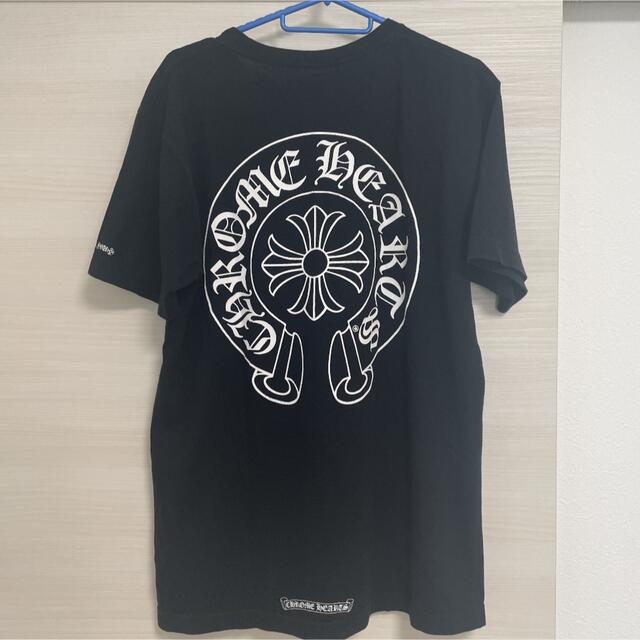 CHROME HEARTS クロムハーツ（原本無） Ｔシャツ ホースシュー ポケット 半袖 Tシャツ ブラック系 L