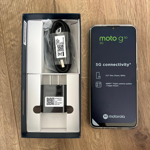 【新品未開封】モトローラmoto g50 5g メテオグレイ