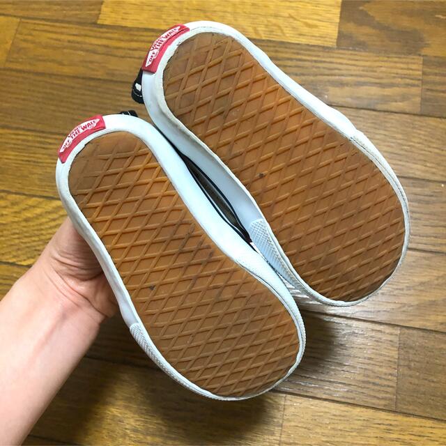 VANS(ヴァンズ)のバンズ  チェッカー　スリッポン　15cm キッズ/ベビー/マタニティのキッズ靴/シューズ(15cm~)(スリッポン)の商品写真