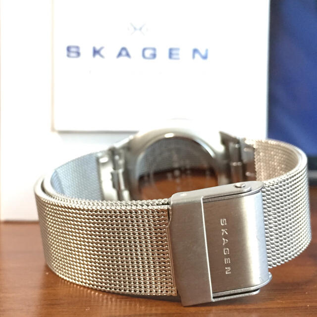 SKAGEN(スカーゲン)のSKAGEN 腕時計 ブルー×シルバー レディース レディースのファッション小物(腕時計)の商品写真