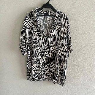 ザラ(ZARA)のZARA ゼブラ柄シャツ(シャツ/ブラウス(半袖/袖なし))