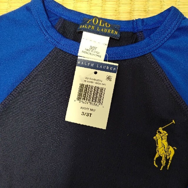 Ralph Lauren(ラルフローレン)のラルフローレン POLO ラッシュガード 水着 新品 未使用 3T キッズ/ベビー/マタニティのキッズ服男の子用(90cm~)(水着)の商品写真