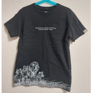 ユニクロ(UNIQLO)の⭐UNIQLOユニクロ⭐UT ライオンプリントTシャツ　カットソー　黒　140(Tシャツ/カットソー)