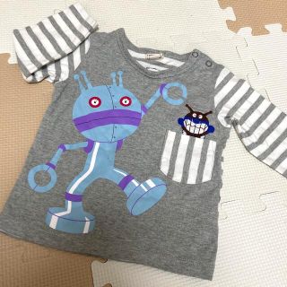 アンパンマン(アンパンマン)のアンパンマン  ダダンダン　長袖　Tシャツ　ロンT バイキンマン　80 70(Ｔシャツ)