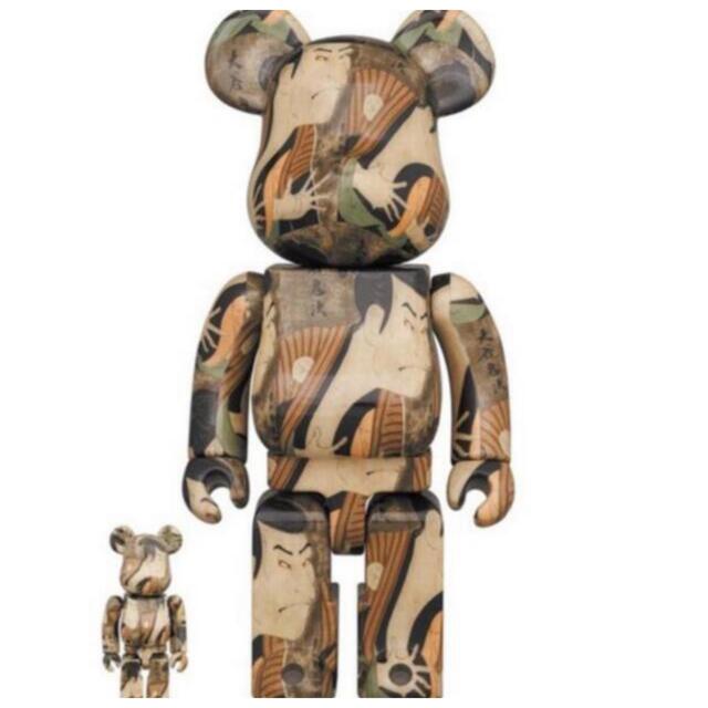 BE@RBRICK 東洲斎写楽 三代目大谷鬼次の奴江戸兵衛 100%&400%