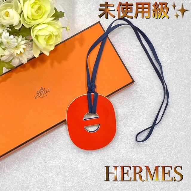 エルメス　HERMES バッファローホーン ネックレス　レディース　メンズラッカーウッド✨サイズ