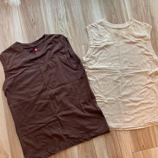 ヘインズ(Hanes)のヘインズ Hanes × BIOTOP 2点セット ノースリーブ ビオトープ(Tシャツ(半袖/袖なし))