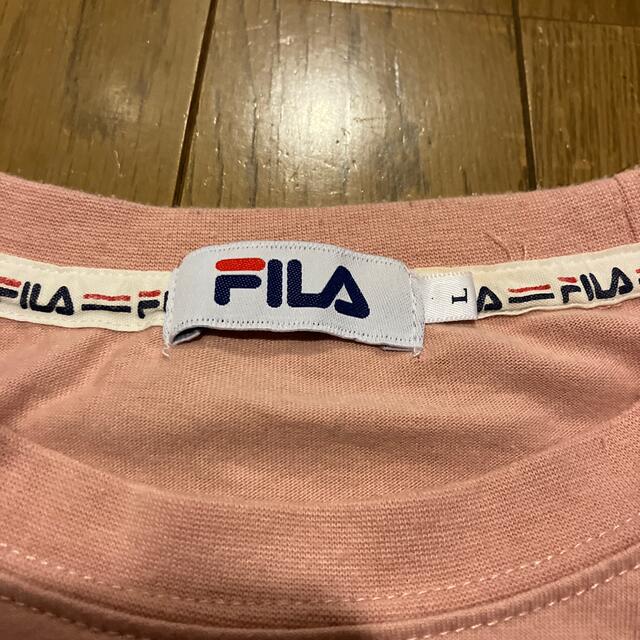 FILA(フィラ)のFILA   Tシャツ　Lサイズ レディースのトップス(Tシャツ(半袖/袖なし))の商品写真